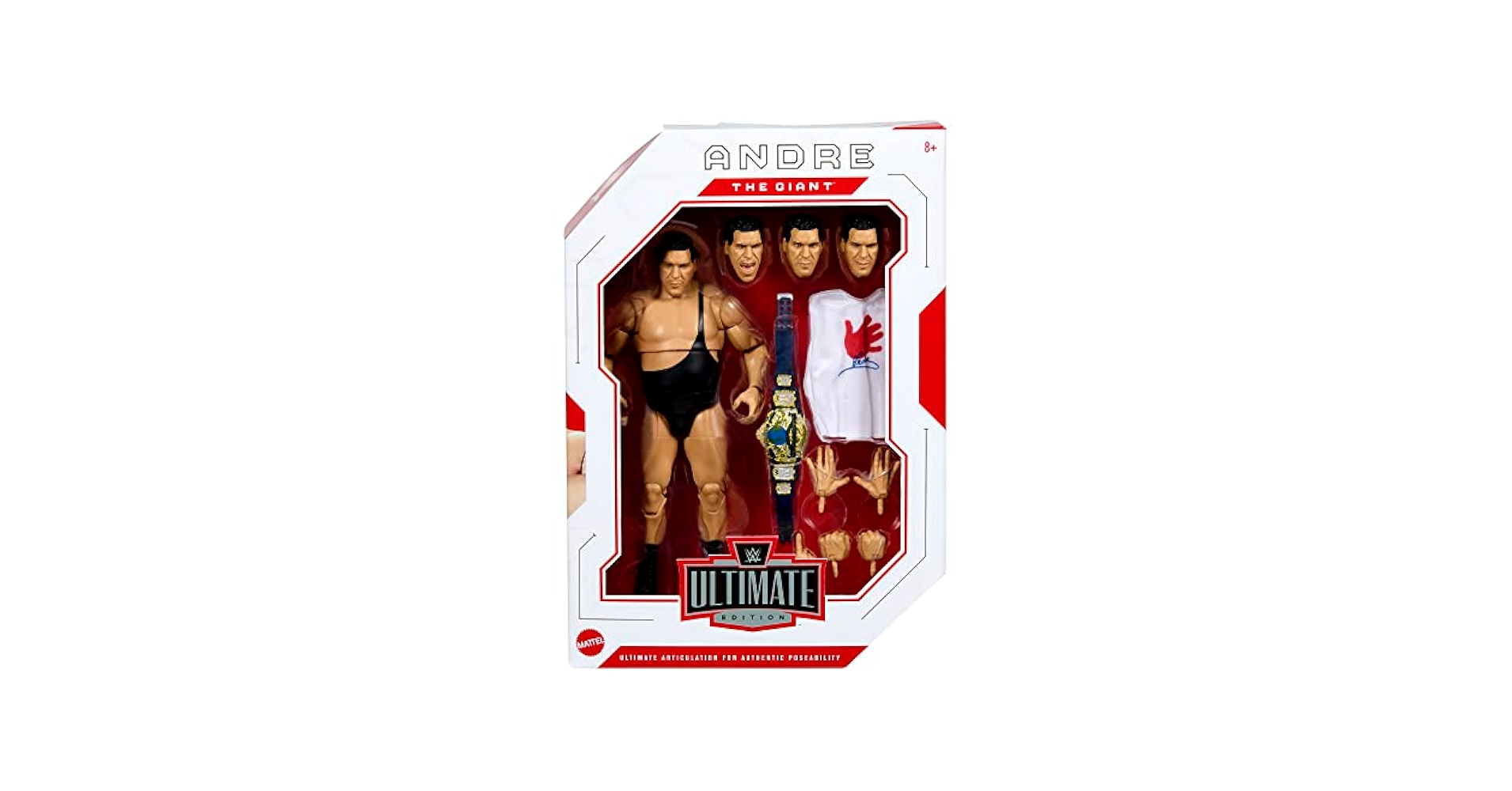 スポーツ WWE Elite Ultimate Andre The Giant Mattel WWE Andre The Giant Ultimate Edition Action Figure